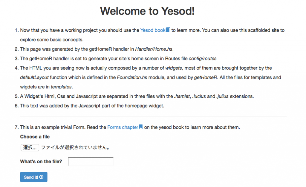 yesod-demo